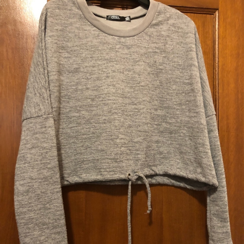 Cure Large Gray Sweater